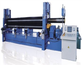 大型上輥(gǔn)萬能式三輥卷闆(pǎn)機 大型上輥萬能(néng)式三輥卷闆機