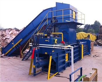 卧式廢紙打(dǎ)包機